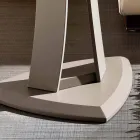 Tavolino da Salotto in Mdf Laccato Realizzato in Italia, Alta Qualità - Lisa Viadurini