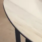 Tavolino da Salotto in Metallo Piano in Ceramica con Portaoggetti - Emirato Viadurini