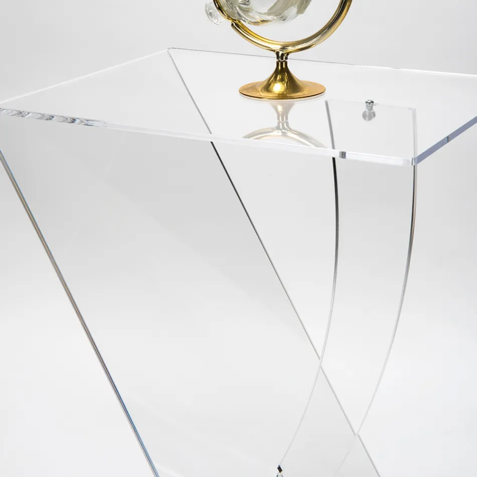 Tavolino da Salotto in Plexiglass da Polimero Vergine Made in Italy - Elsa Viadurini