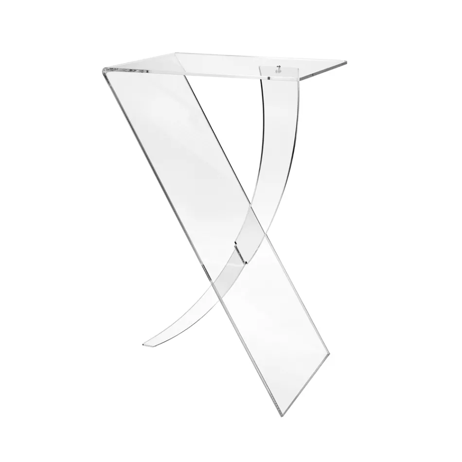 Tavolino da Salotto in Plexiglass da Polimero Vergine Made in Italy - Elsa Viadurini