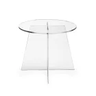 Tavolino da Salotto in Plexiglass di Diverse Finiture Made in Italy - Aurora Viadurini