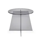 Tavolino da Salotto in Plexiglass di Diverse Finiture Made in Italy - Aurora Viadurini