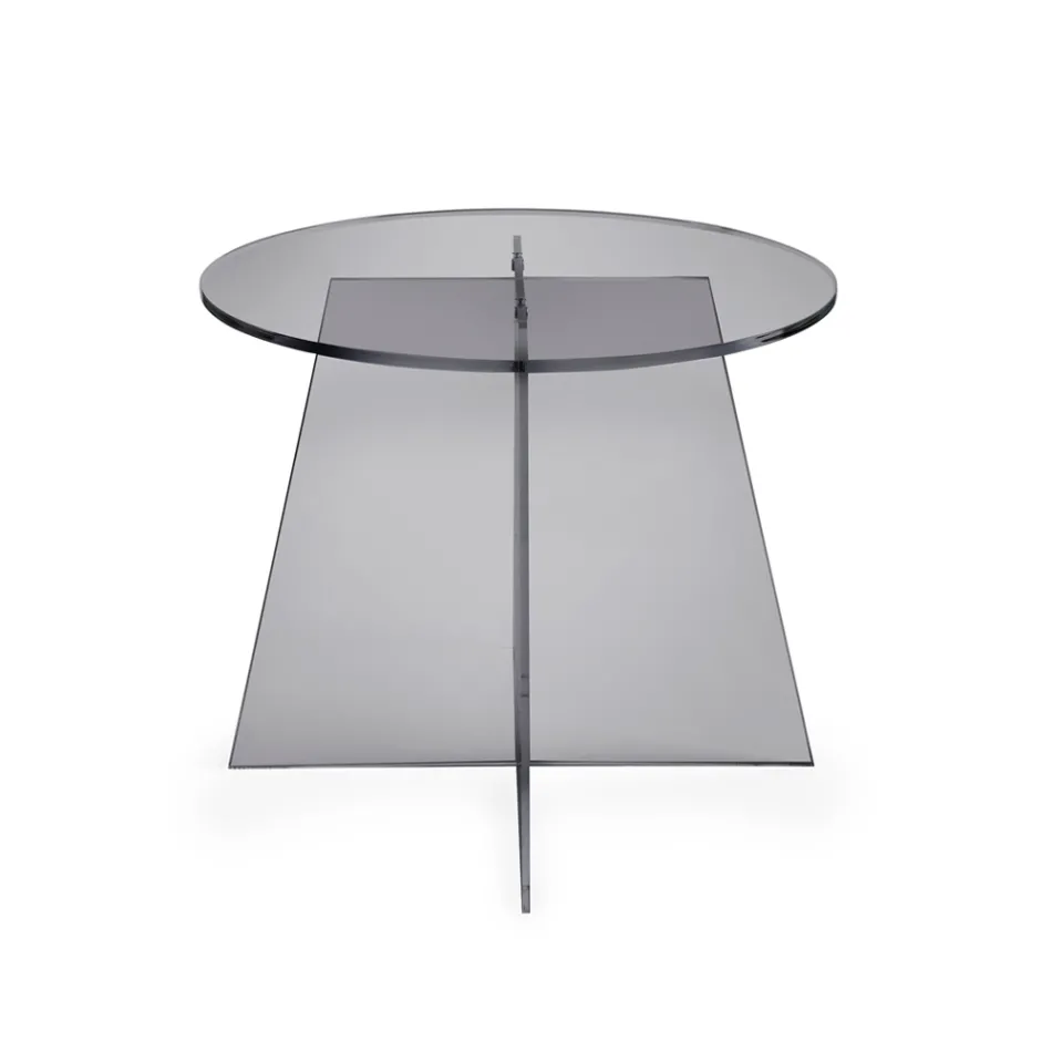 Tavolino da Salotto in Plexiglass di Diverse Finiture Made in Italy - Aurora Viadurini