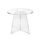 Tavolino da Salotto in Plexiglass di Diverse Finiture Made in Italy - Aurora Viadurini