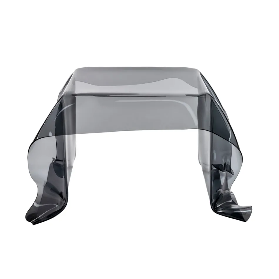 Tavolino da Salotto in Plexiglass Drappeggiato a Mano Made in Italy - Pippo Viadurini