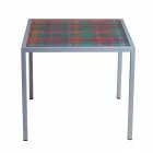 Tavolino da salotto moderno 50x50cm in metallo Nina, made in Italy Viadurini