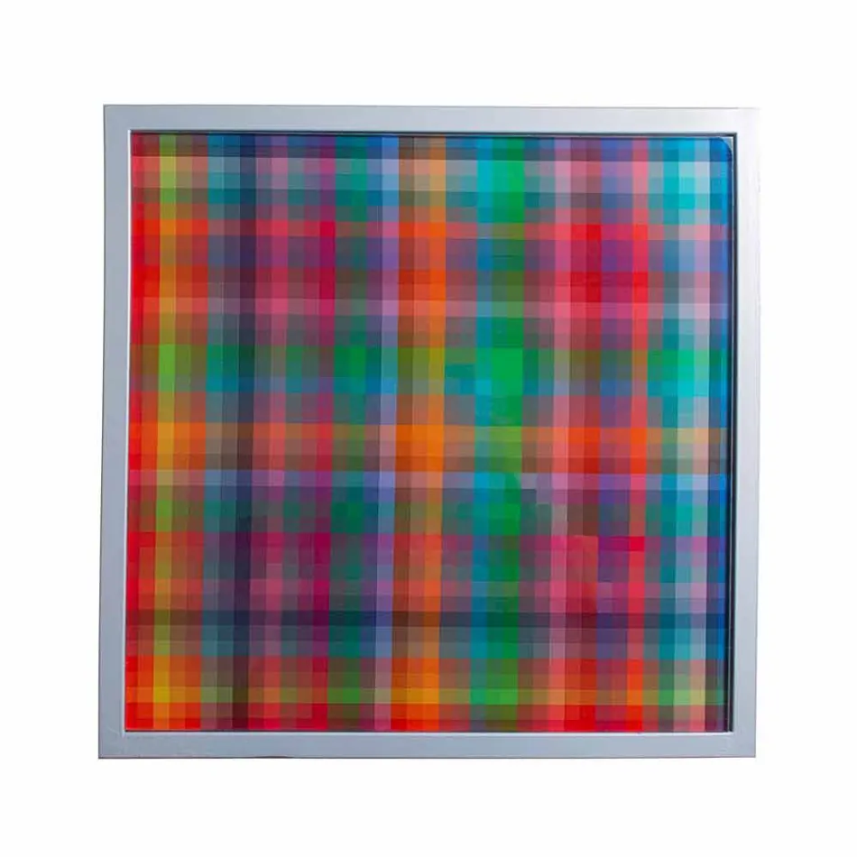 Tavolino da salotto moderno 50x50cm in metallo Nina, made in Italy Viadurini