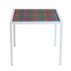 Tavolino da salotto moderno 50x50cm in metallo Nina, made in Italy Viadurini