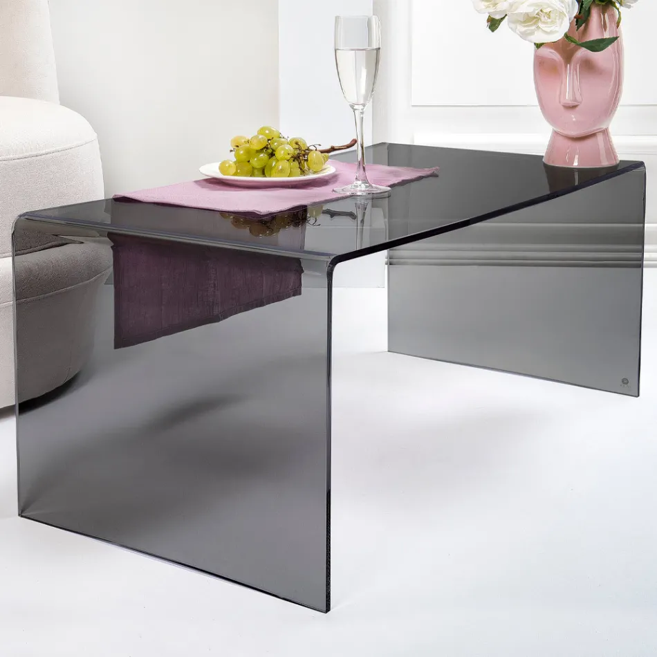 Tavolino da Salotto Realizzato in Plexiglass Made in Italy - Jasmine Viadurini