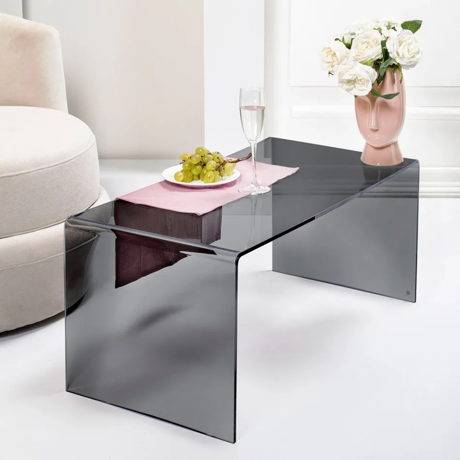 Tavolino da Salotto Realizzato in Plexiglass Made in Italy - Jasmine Viadurini