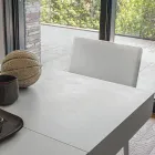 Tavolino da Salotto Trasformabile in Legno e Metallo, Made in Italy - Sanrocco Viadurini