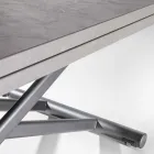 Tavolino da Salotto Trasformabile in Metallo con Piano in Nobilitato - Sandero Viadurini