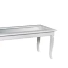 Tavolino da Soggiorno con Bacheca in Vetro Made in Italy - Demetra Viadurini