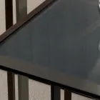 Tavolino da Soggiorno in Metallo e Vetro di Design Geometrico - Zigozago Viadurini