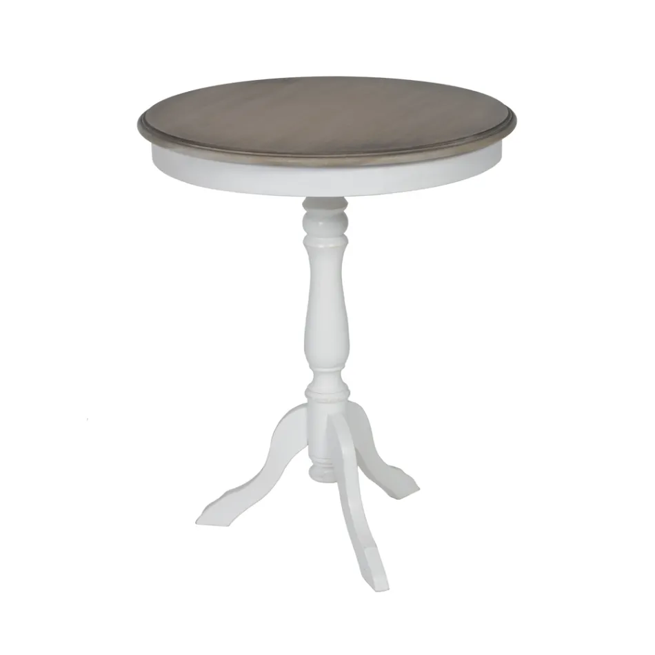 Tavolino da Soggiorno Rotondo in Diverse Finiture Made in Italy - Eracle Viadurini
