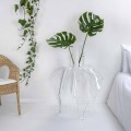 Tavolino design moderno in plexiglass trasparente Otto, made in Italy
