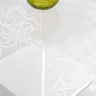 Tavolino di design in plexiglass con luce led made in Italy, Chiusi Viadurini