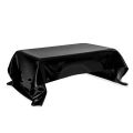 Tavolino di Design in Plexiglass Drappeggiato Nero Made in Italy - Melia