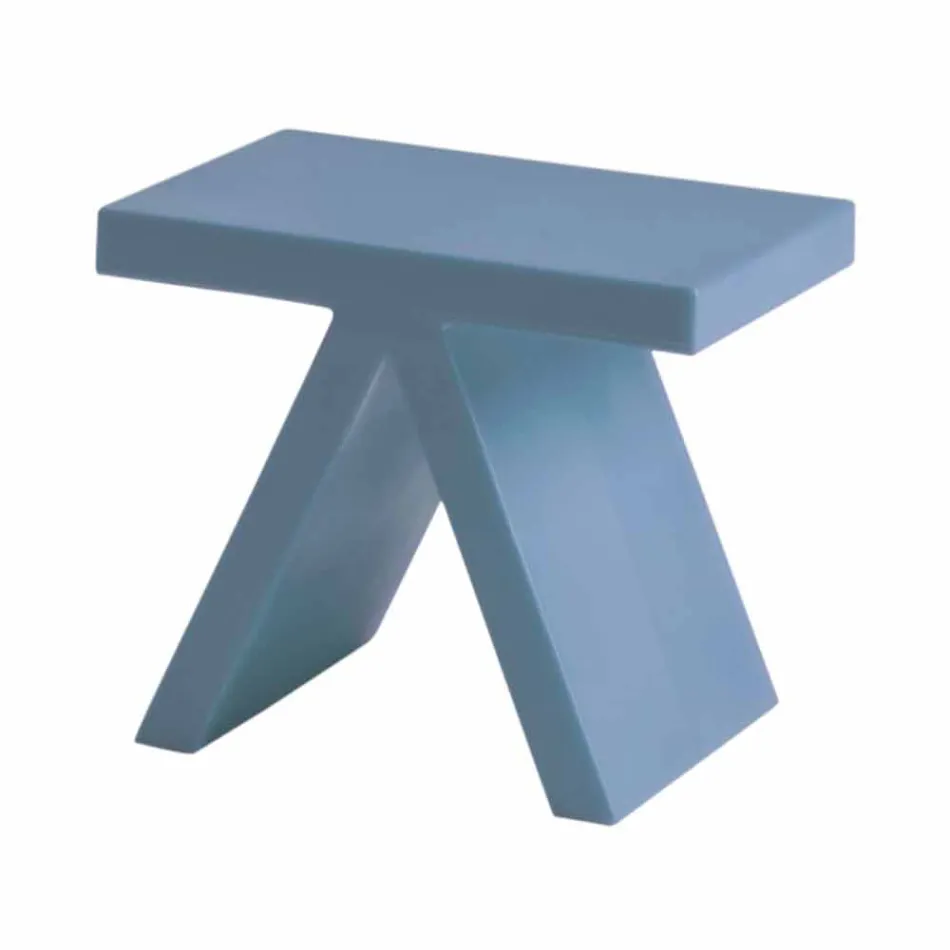 Tavolino geometrico colorato Slide Toy da interni prodotto in Italia Viadurini