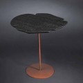 Tavolino in legno moderno rovere tinto moka Andy 