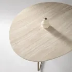 Tavolino Moderno in Mdf e Metallo Verniciato in Diverse Finiture - Relia Viadurini