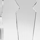 Tavolino Ovale da Caffè in Plexiglass Trasparente Made in Italy - Ilaria Viadurini