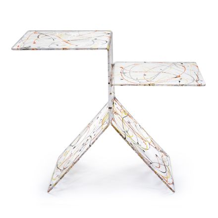 Tavolino Plexiglass Trasparente Colorato da Salotto Made in Italy - Kamon Viadurini