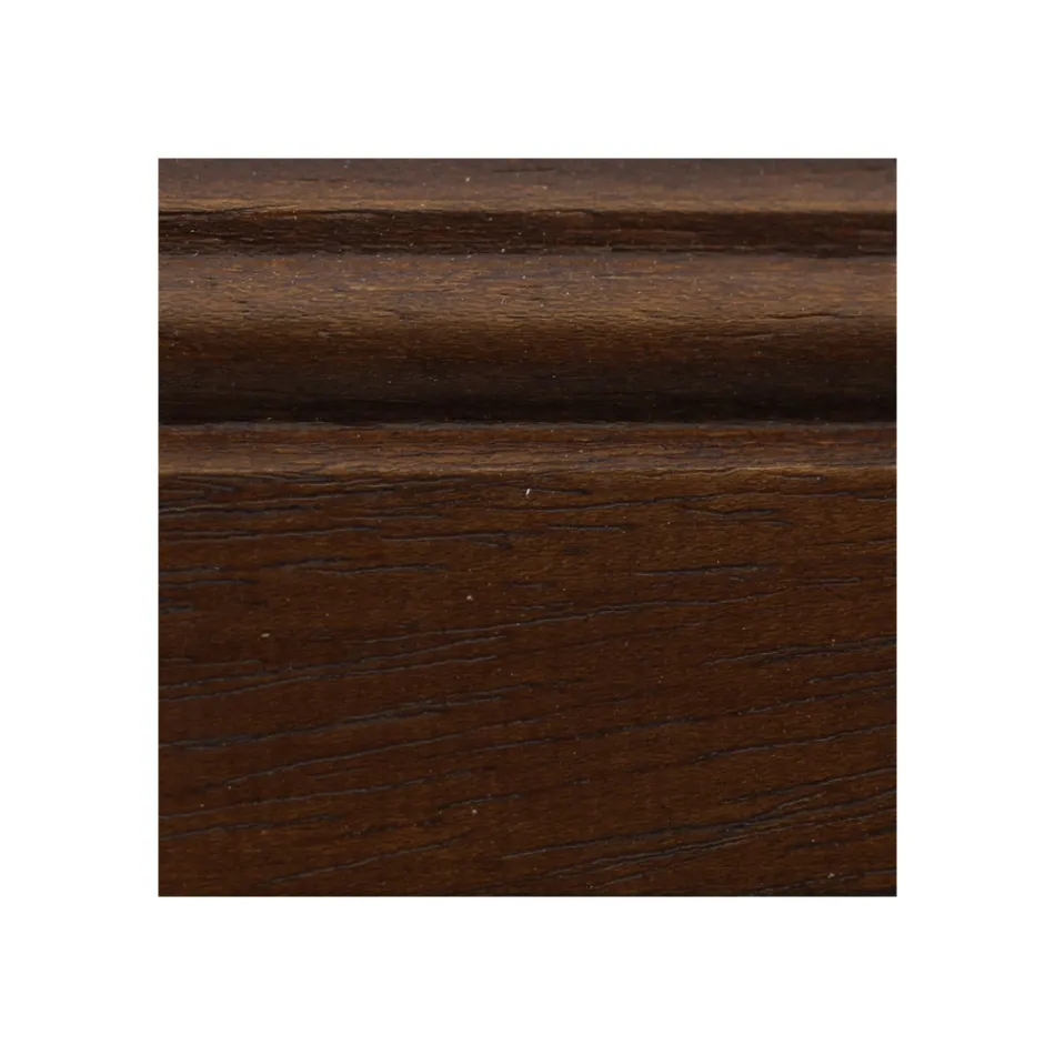 Tavolino Rettangolare con 4 Cassetti e 2 Tiretti in Legno Made in Italy - Ade Viadurini