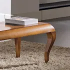 Tavolino Rettangolare da Soggiorno in Legno Ciliegio Patinato Made in Italy - Ares Viadurini