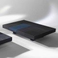 Tavolino rettangolare moderno con vassoi incorporati estraibili Iris