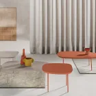 Tavolino Sagomato in Mdf Disponibile in Due Misure e Più Colori - Navis Viadurini