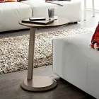 Tavolino Salotto in MDF laccato con Struttura in Legno Massello Made in Italy - Tobiko Viadurini
