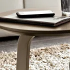 Tavolino Salotto in MDF laccato con Struttura in Legno Massello Made in Italy - Tobiko Viadurini