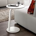 Tavolino Salotto in MDF laccato con Struttura in Legno Massello Made in Italy - Tobiko
