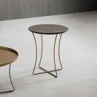 Tavolino Salotto in Metallo Verniciato con Piano in Hpl Made in Italy - Numbo Viadurini
