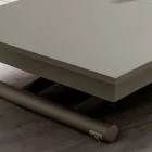 Tavolino Trasformabile da Salotto in Fenix e Metallo Made in Italy - Chiano Viadurini