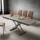 Tavolino Trasformabile da Salotto in Fenix e Metallo Made in Italy - Chiano Viadurini