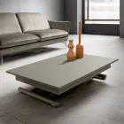 Tavolino Trasformabile da Salotto in Fenix e Metallo Made in Italy - Chiano Viadurini