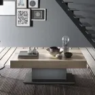 Tavolino Trasformabile in Tavolo da Pranzo in Legno Made in Italy - Polar Viadurini