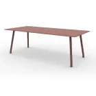 Tavolo 220x100 cm da Esterno in Alluminio di Diverse Finiture - Risplendente Viadurini