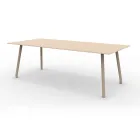 Tavolo 220x100 cm da Esterno in Alluminio di Diverse Finiture - Risplendente Viadurini