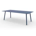 Tavolo 220x100 cm da Esterno in Alluminio di Diverse Finiture - Risplendente Viadurini