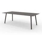 Tavolo 220x100 cm da Esterno in Alluminio di Diverse Finiture - Risplendente Viadurini