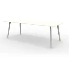 Tavolo 220x100 cm da Esterno in Alluminio di Diverse Finiture - Risplendente Viadurini
