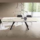 Tavolo a Botte Allungabile a 240 o 280 cm in HPL Stratificato - Dialogo Viadurini