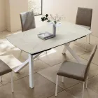 Tavolo a Botte Allungabile a 240 o 280 cm in HPL Stratificato - Dialogo Viadurini