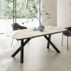 Tavolo a Botte Allungabile a 240 o 280 cm in HPL Stratificato - Dialogo Viadurini