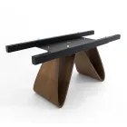 Tavolo Allugabile a 276 cm in Ceramica Noir Desir Made in Italy - Equatore Viadurini