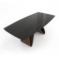 Tavolo Allugabile a 276 cm in Ceramica Noir Desir Made in Italy - Equatore