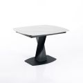 Tavolo Allungabile a 165 cm in Metallo e Ceramica - Boccanera